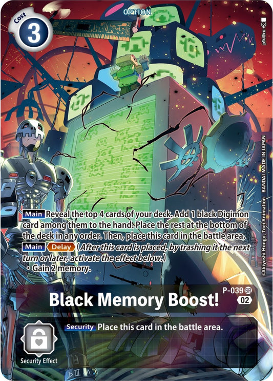 Image for Black Memory Boost! - P-039 (Digimon Adventure Box 2) - Digimon Card Game