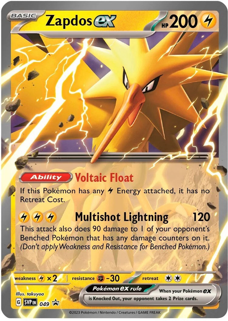 Image for Zapdos ex - 049 - Pokemon
