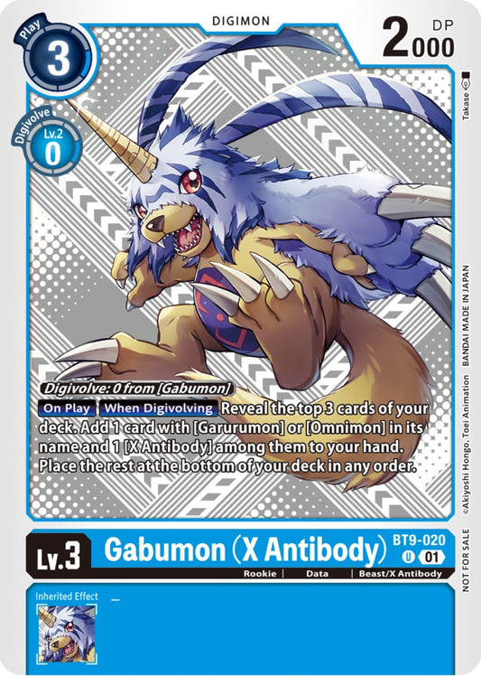 Image for Gabumon (X Antibody) (Starter Deck 15 & 16 Pre-Release) - Digimon Card Game