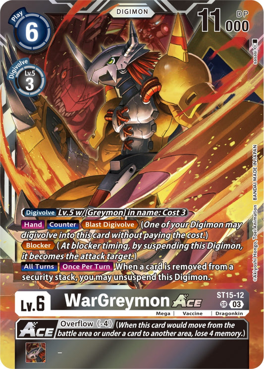 Image for WarGreymon ACE - Digimon Card Game
