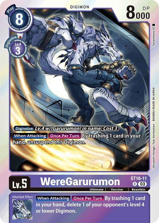 Image for WereGarurumon - Digimon Card Game