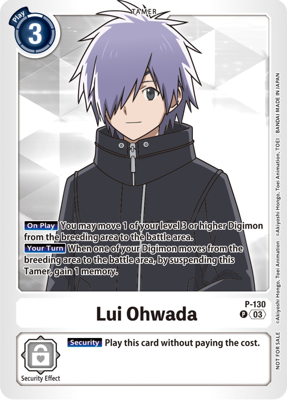 Image for Lui Ohwada - P-130 (NYCC 2023 Demo Deck) - Digimon Card Game