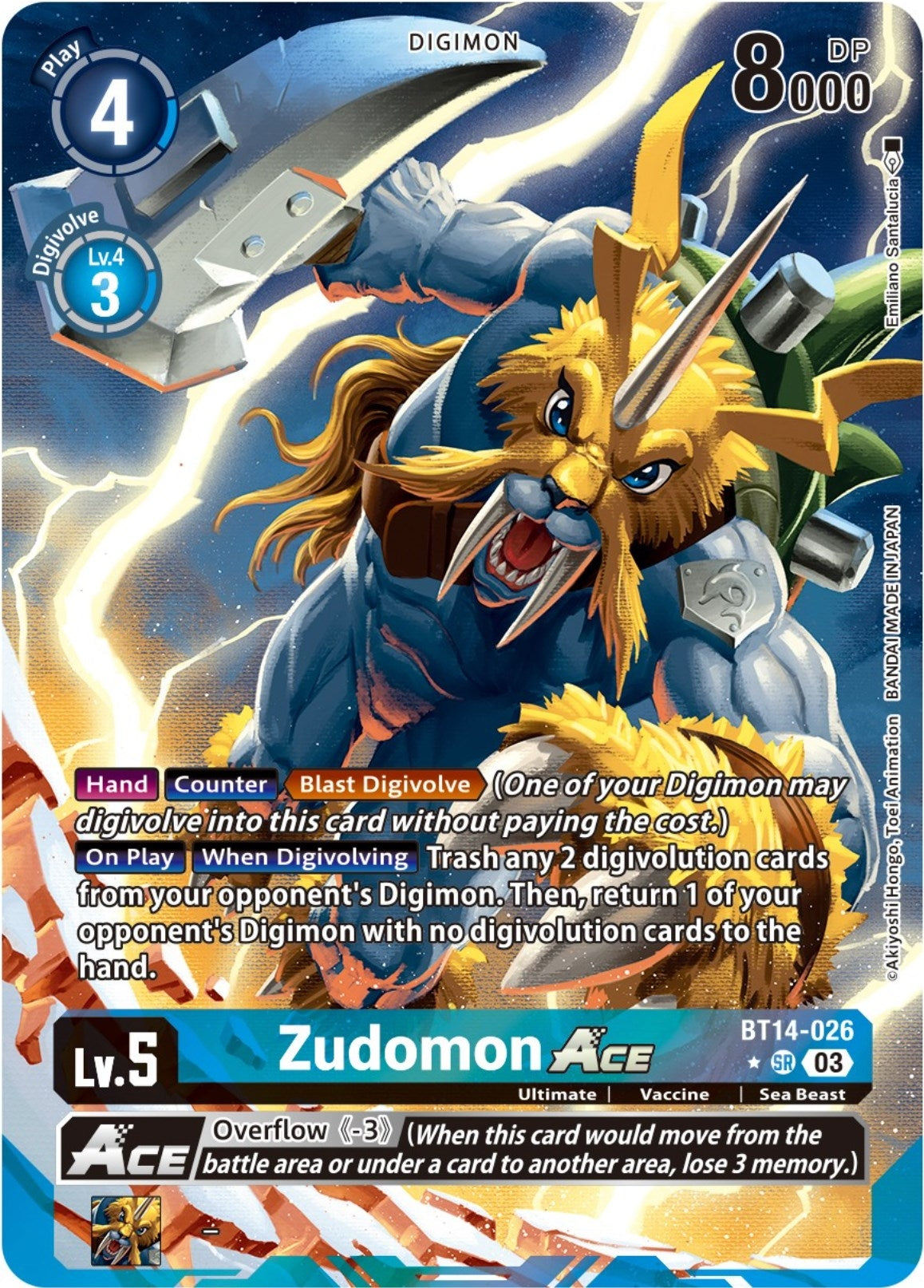 Image for Zudomon ACE (English Exclusive Alternate Art) - Digimon Card Game