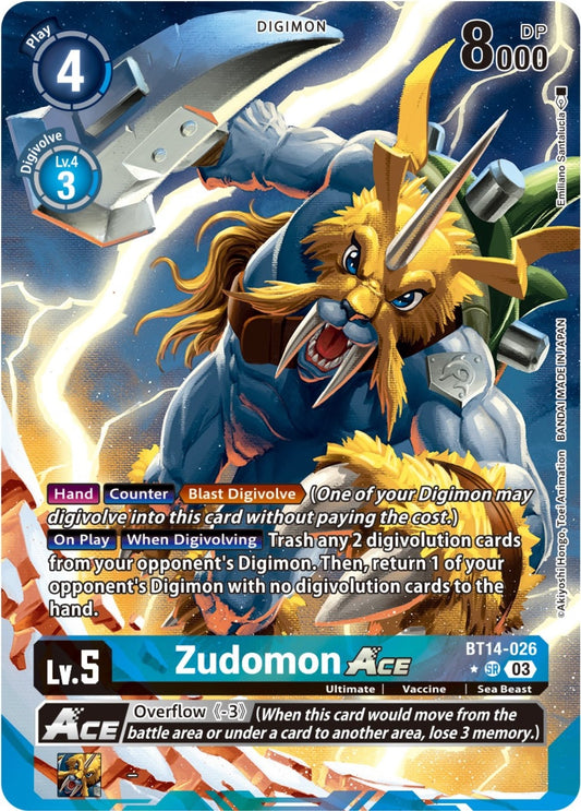 Image for Zudomon ACE (English Exclusive Alternate Art) - Digimon Card Game