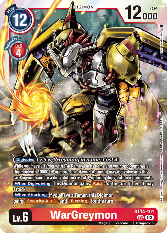 Image for WarGreymon - Digimon Card Game