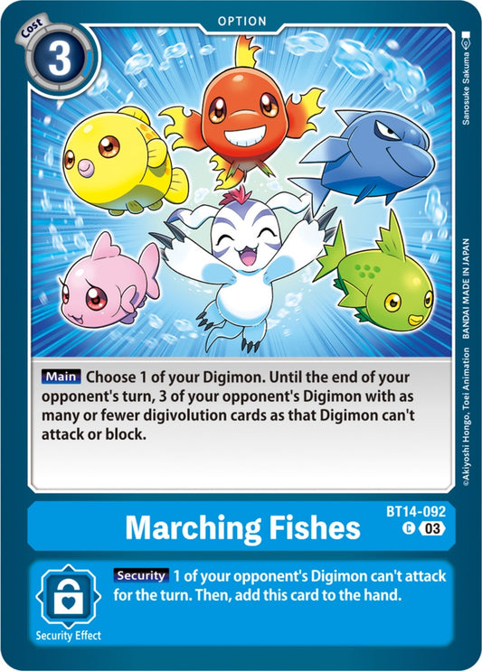 Image for Marching Fishes - Digimon Card Game