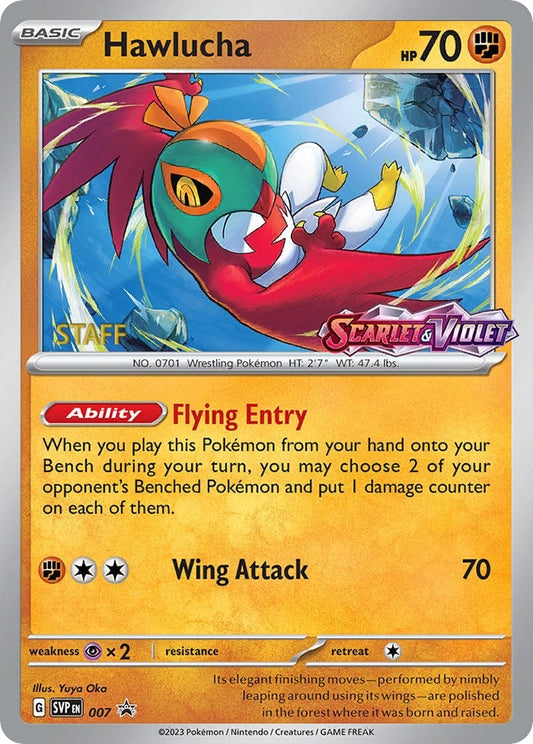 Image for Hawlucha - 007 (Prerelease) [Staff] - Pokemon