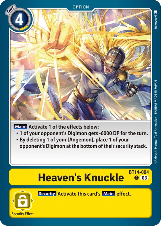 Image for Heaven's Knuckle - Digimon Card Game