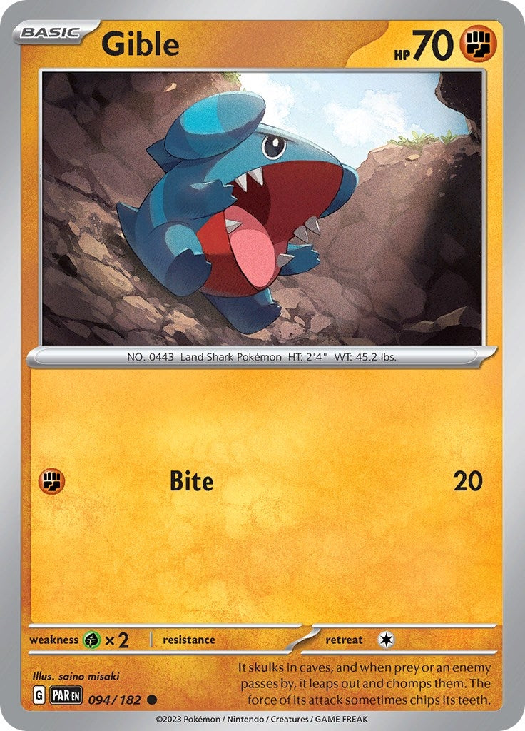 Image for Gible - Pokemon
