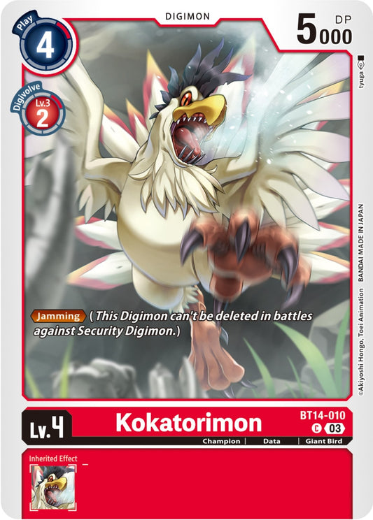 Image for Kokatorimon - Digimon Card Game