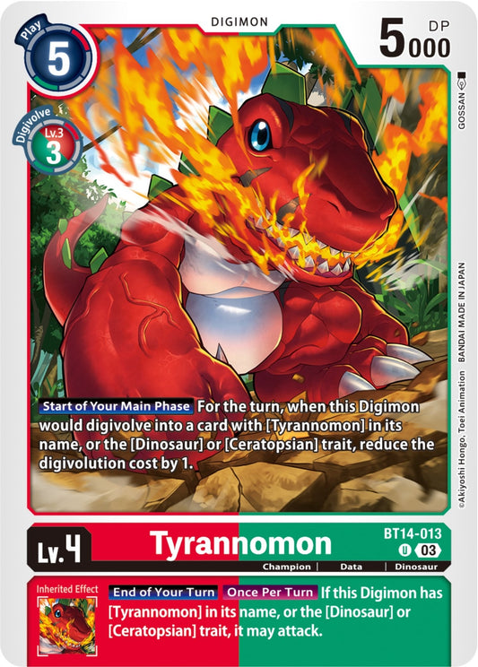 Image for Tyrannomon - Digimon Card Game