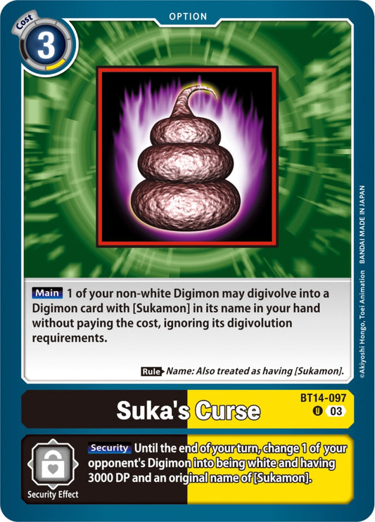 Image for Suka's Curse - Digimon Card Game