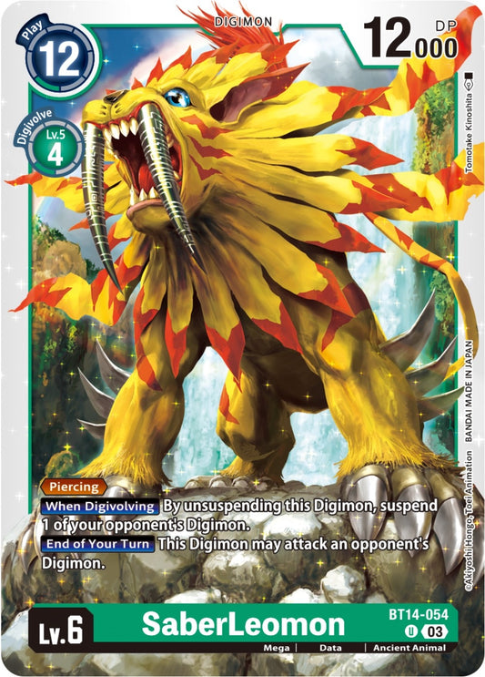 Image for SaberLeomon - Digimon Card Game