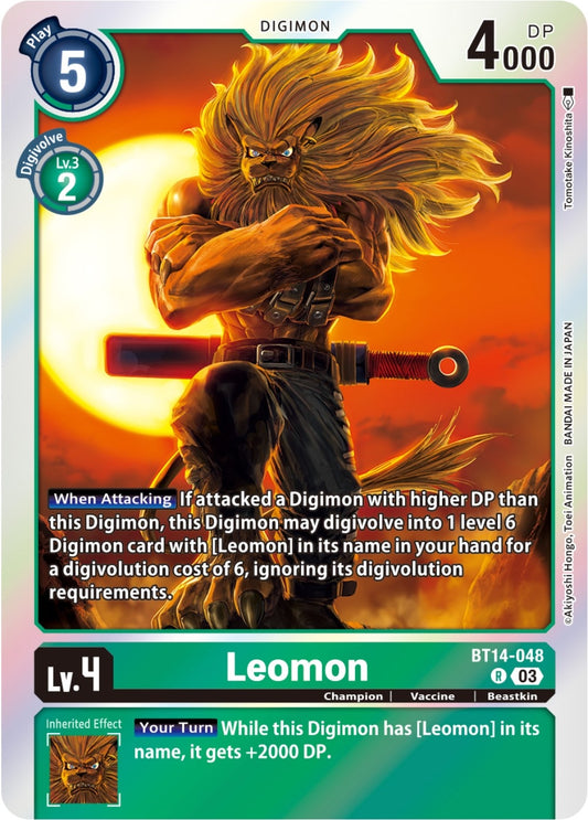 Image for Leomon - Digimon Card Game