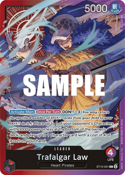 Image for Trafalgar Law (001) - One Piece Card Game
