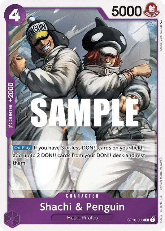 Image for Shachi & Penguin - One Piece Card Game