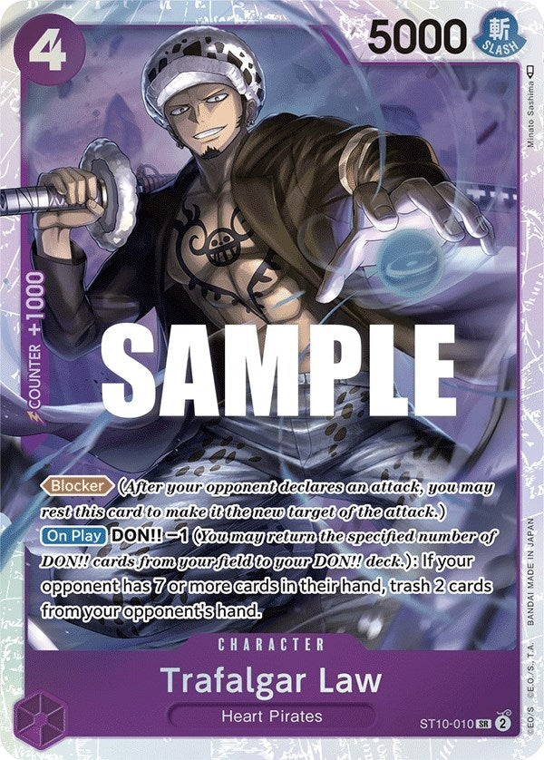 Image for Trafalgar Law (010) - One Piece Card Game