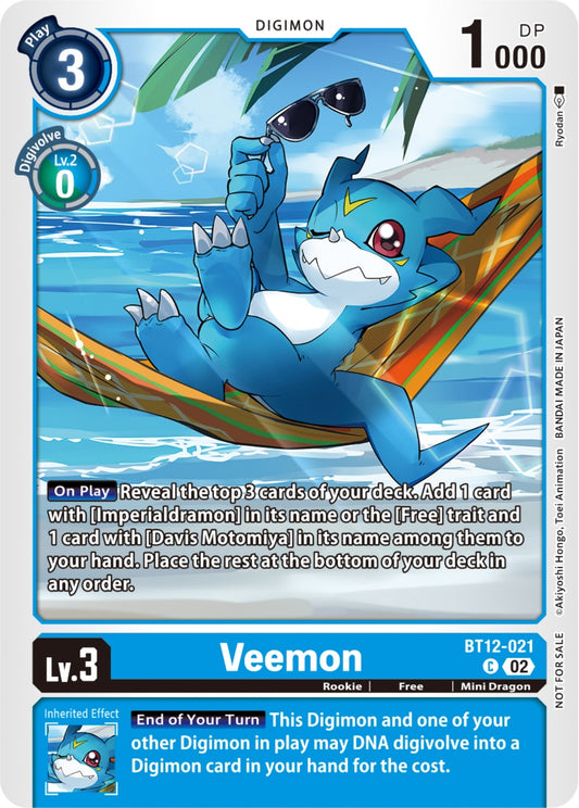 Image for Veemon (NYCC 2023 Demo Deck) - Digimon Card Game