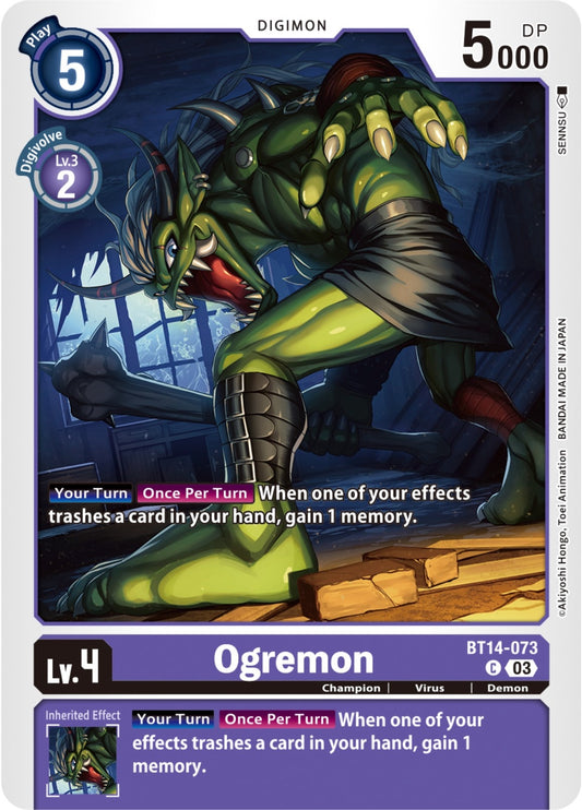 Image for Ogremon - Digimon Card Game