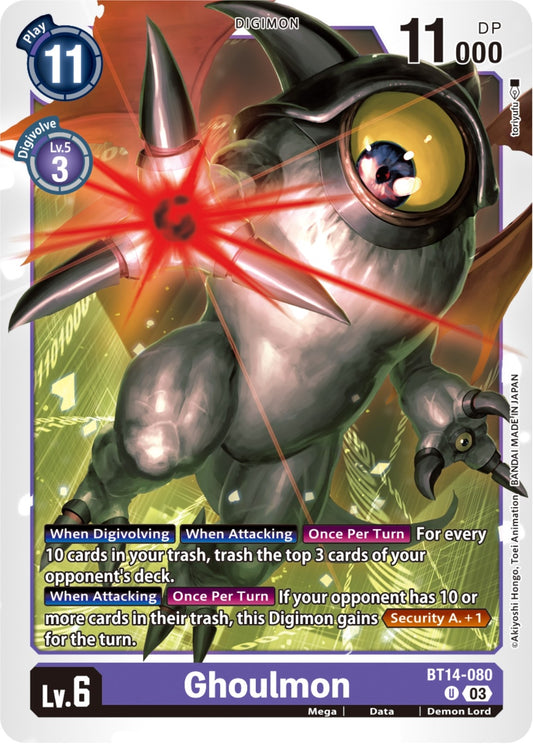 Image for Ghoulmon - Digimon Card Game