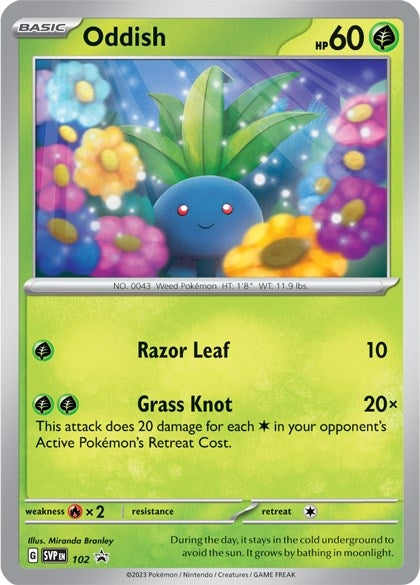Image for Oddish - 102 - Pokemon