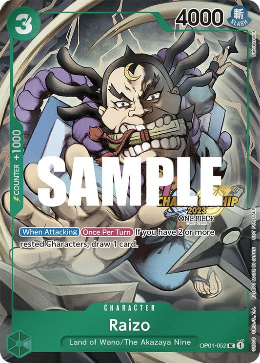 Image for Raizo (CS 2023 Event Pack) - One Piece Card Game