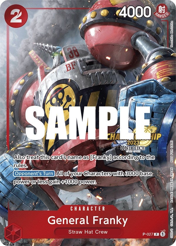 Image for General Franky (CS 2023 Event Pack) - One Piece Card Game