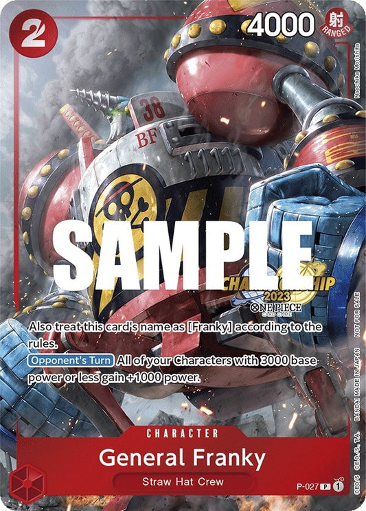 Image for General Franky (CS 2023 Event Pack) - One Piece Card Game