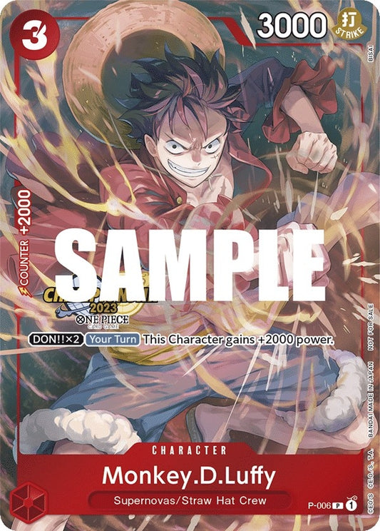 Image for Monkey.D.Luffy (006) (CS 2023 Celebration Pack) - One Piece Card Game