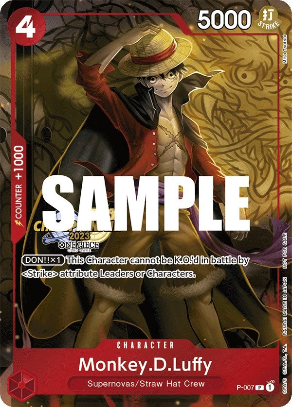 Image for Monkey.D.Luffy (007) (CS 2023 Celebration Pack) - One Piece Card Game