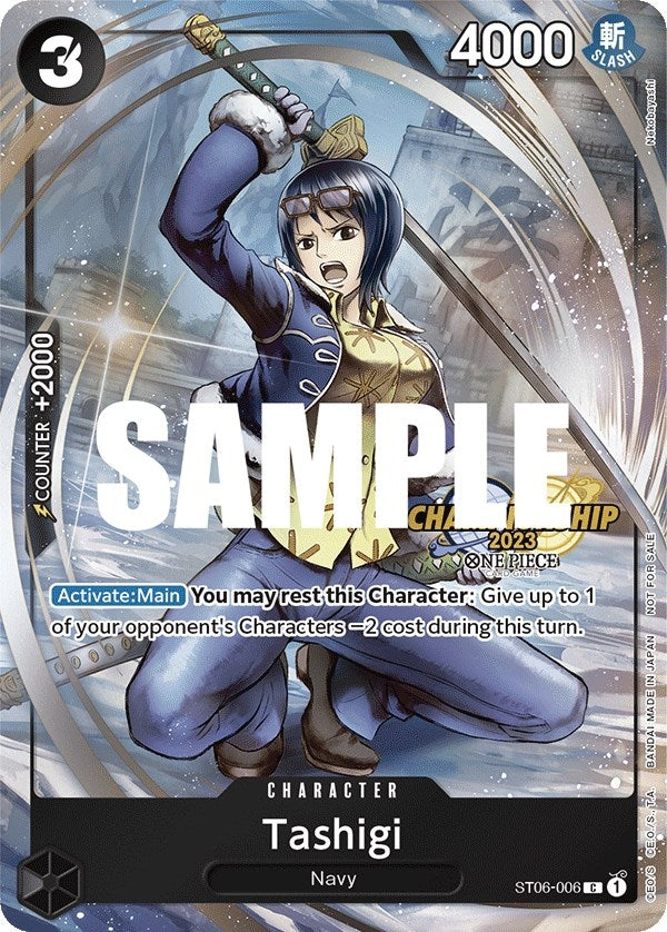 Image for Tashigi (CS 2023 Celebration Pack) - One Piece Card Game