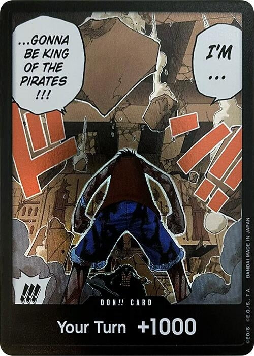 Image for DON!! Card (Luffy vs. Crocodile) (Devil Fruits Collection Vol. 1) - One Piece Card Game