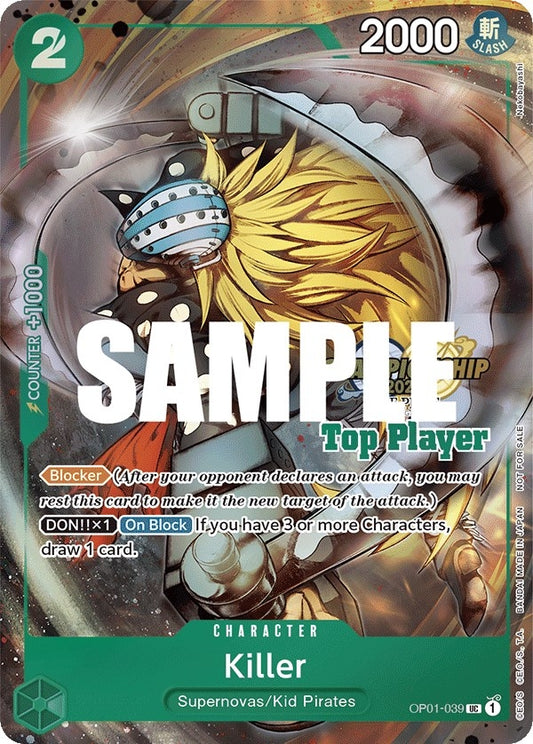 Image for Killer (CS 2023 Top Players Pack) - One Piece Card Game