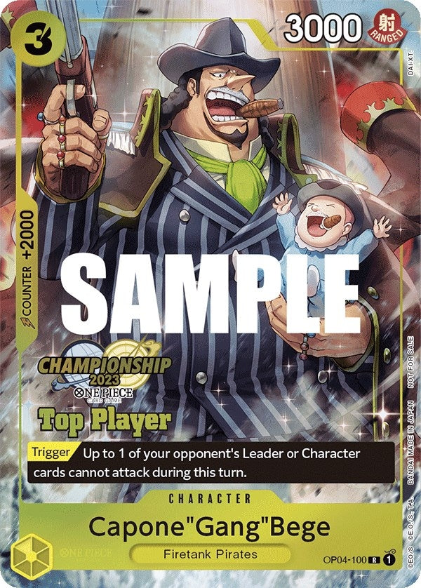 Image for Capone"Gang"Bege (CS 2023 Top Players Pack) - One Piece Card Game