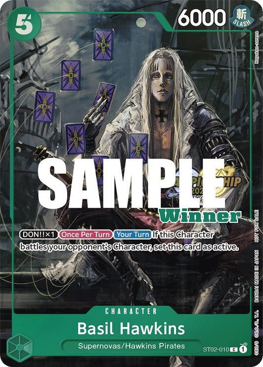 Image for Basil Hawkins (CS 2023 Top Players Pack) [Winner] - One Piece Card Game