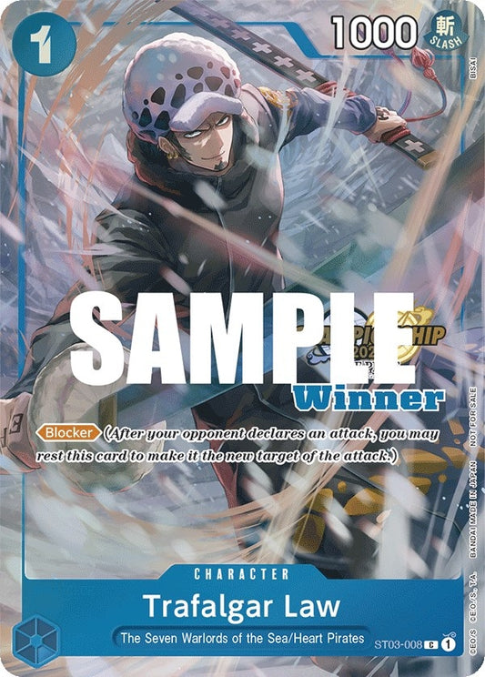 Image for Trafalgar Law (CS 2023 Top Players Pack) [Winner] - One Piece Card Game