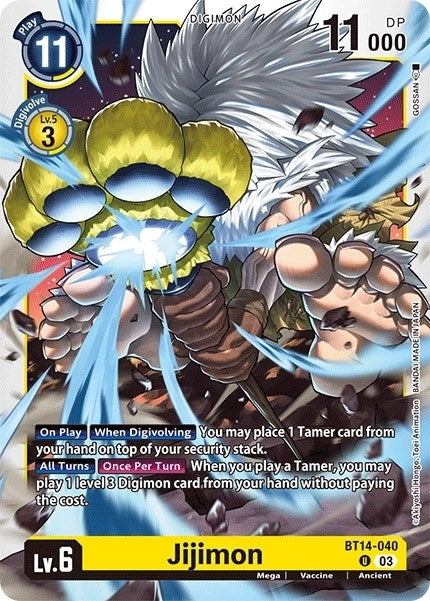 Image for Jijimon - Digimon Card Game