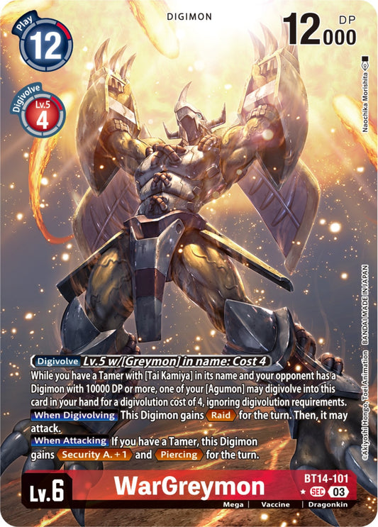 Image for WarGreymon (Alternate Art) - Digimon Card Game