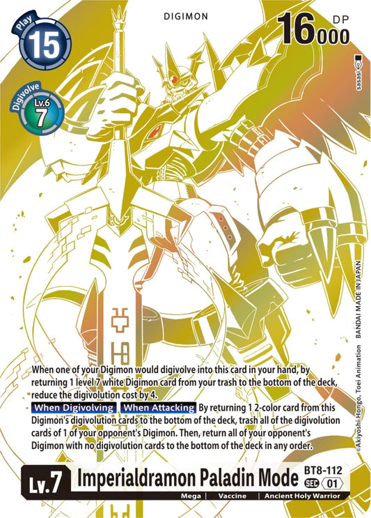 Image for Imperialdramon Paladin Mode (Blast Ace Special Edition) - Digimon Card Game