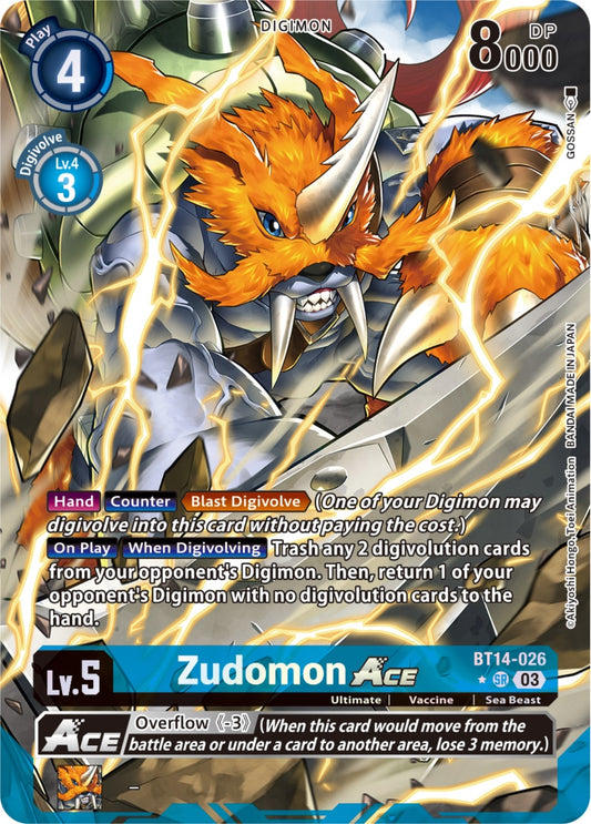 Image for Zudomon ACE (Alternate Art) - Digimon Card Game