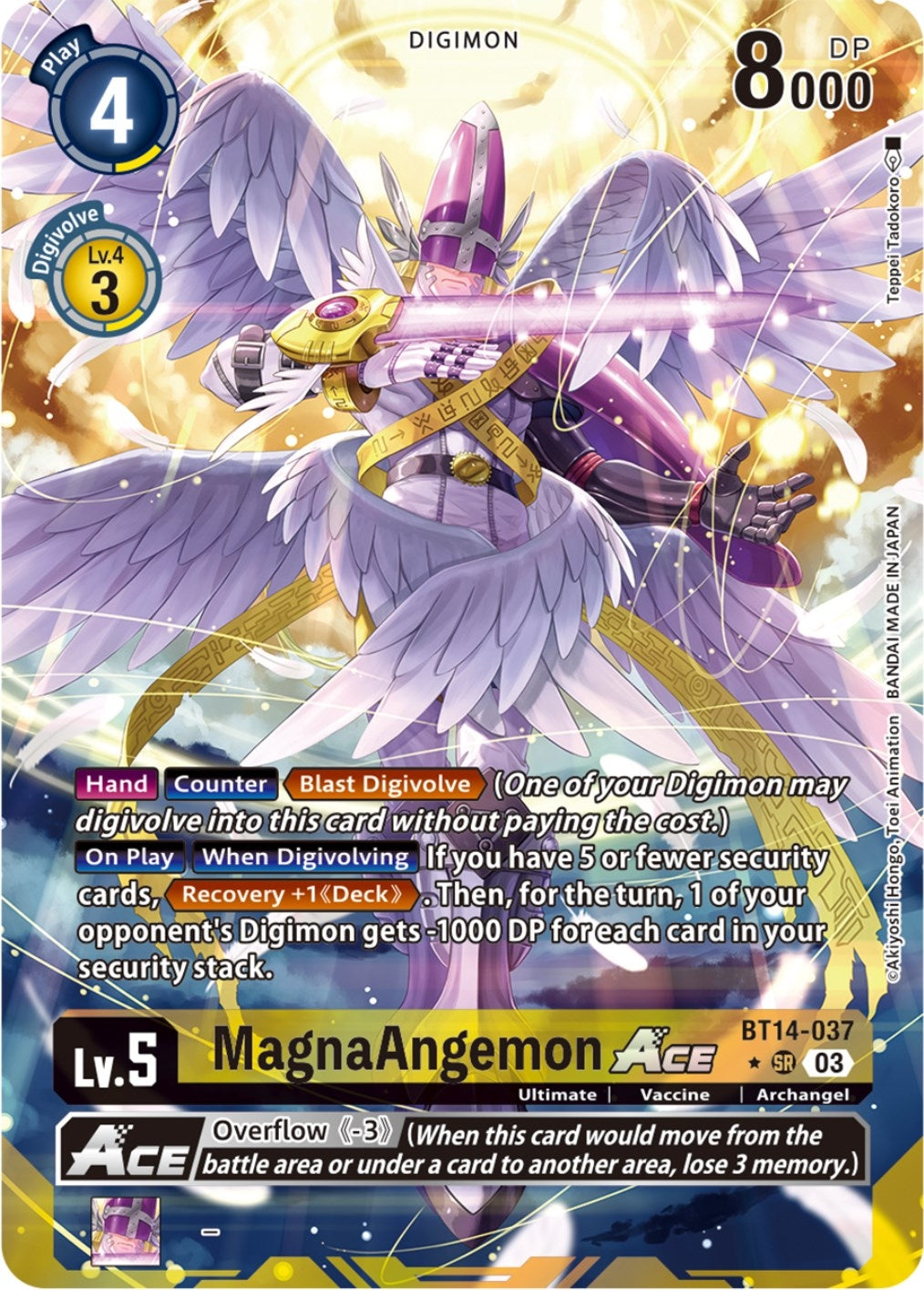 Image for MagnaAngemon ACE (Alternate Art) - Digimon Card Game