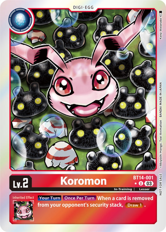 Image for Koromon (Blast Ace Box Promotion Pack) - Digimon Card Game