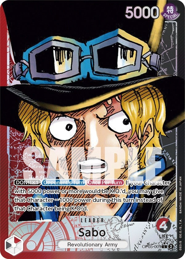 Image for Sabo (001) (Alternate Art) - One Piece Card Game