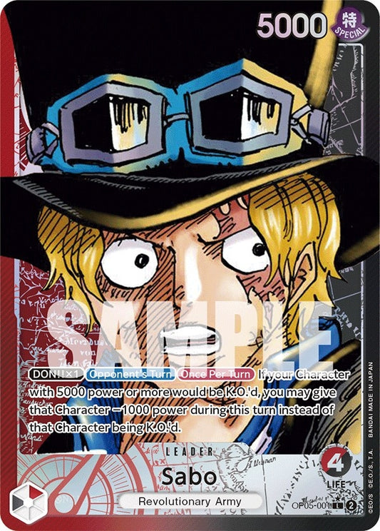 Image for Sabo (001) (Alternate Art) - One Piece Card Game