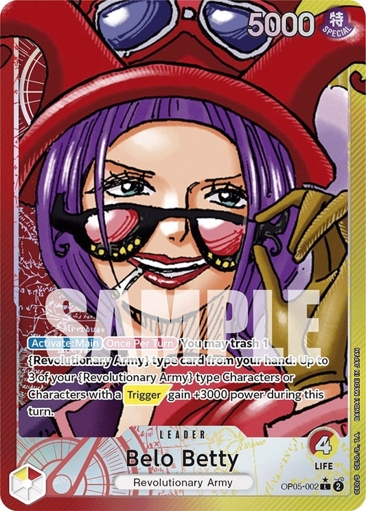 Image for Belo Betty (002) (Alternate Art) - One Piece Card Game