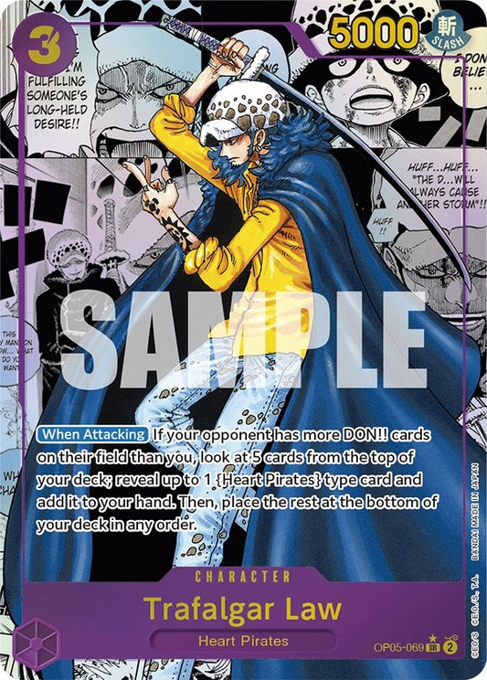 Image for Trafalgar Law (069) (Alternate Art) (Manga) - One Piece Card Game