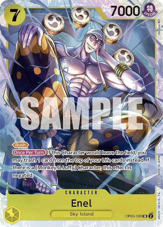 Image for Enel (100) - One Piece Card Game