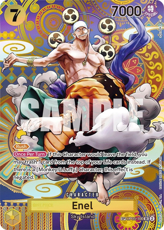 Image for Enel (100) (SP) - One Piece Card Game