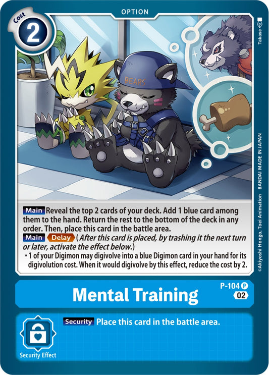 Image for Mental Training (Blast Ace Box Topper) - Digimon Card Game
