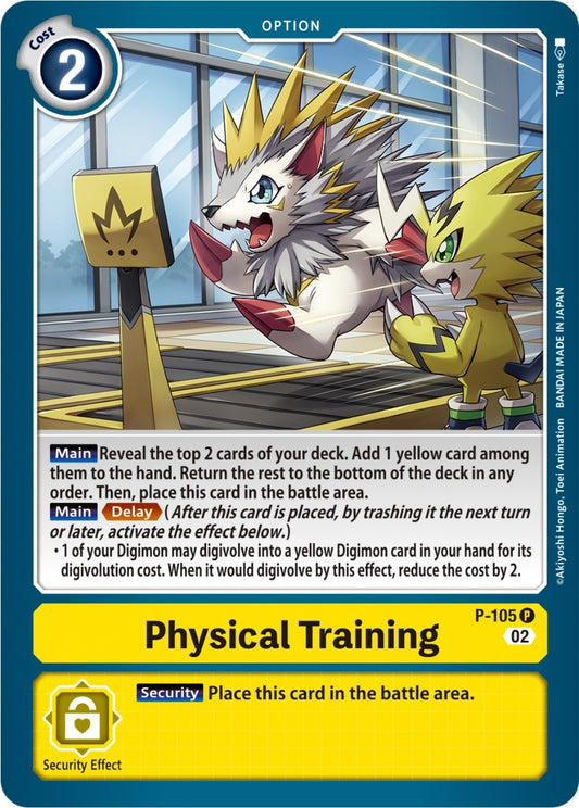 Image for Physical Training (Blast Ace Box Topper) - Digimon Card Game